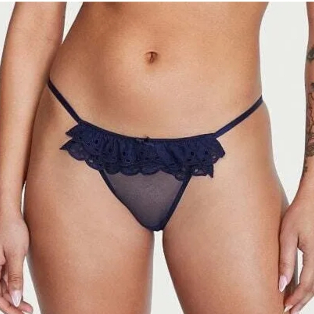 Victoria's Secret DREAM ANGELS Eyelet Lace String Bikini Panty‎